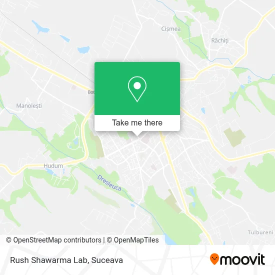Rush Shawarma Lab map
