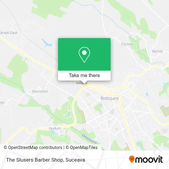 The Slusers Barber Shop map