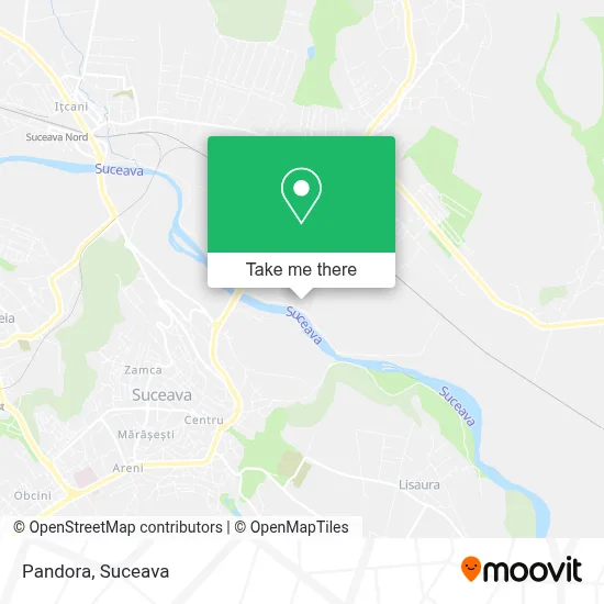 Pandora map