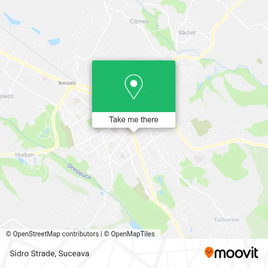 Sidro Strade map