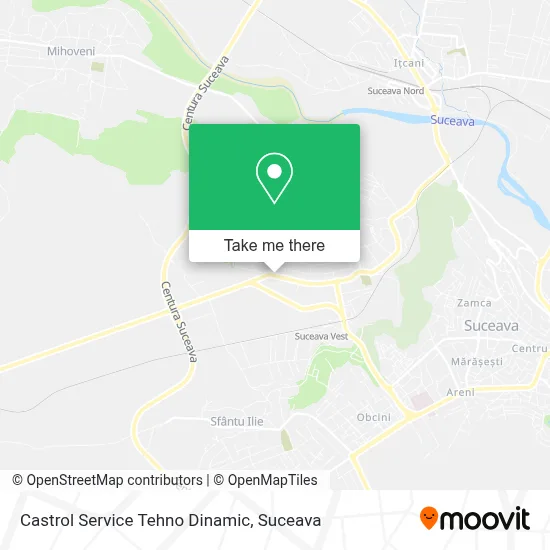 Castrol Service Tehno Dinamic map