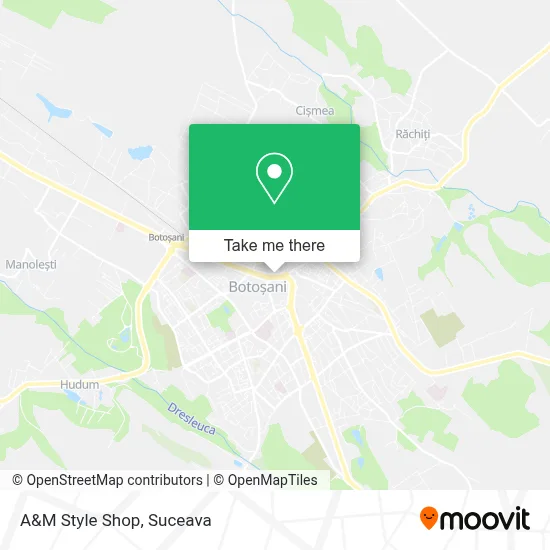 A&M Style Shop map