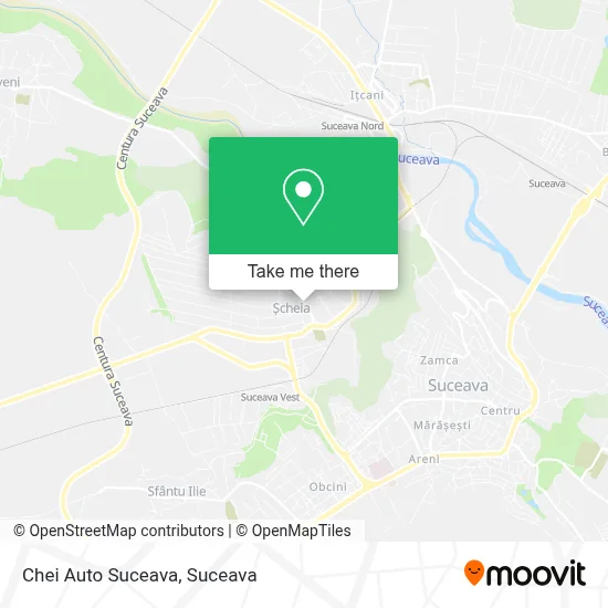 Chei Auto Suceava map