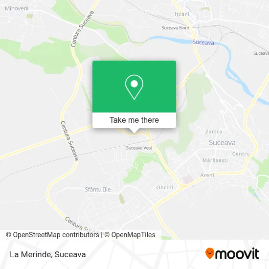 La Merinde map
