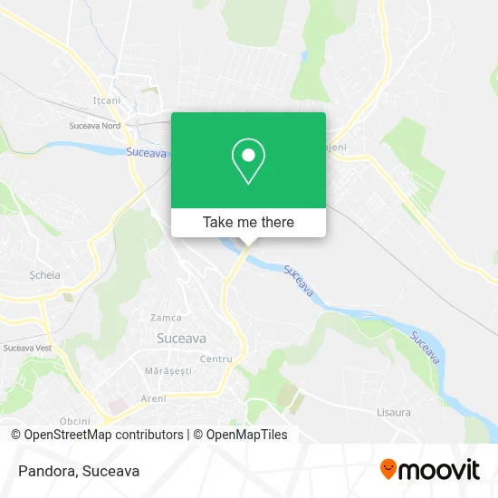Pandora map