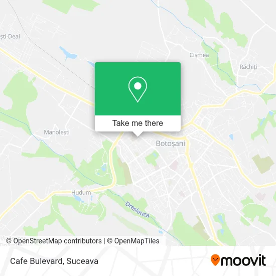 Cafe  Bulevard map