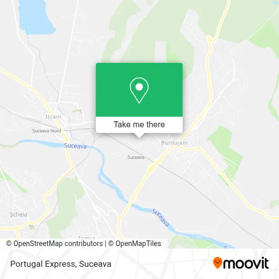 Portugal Express map