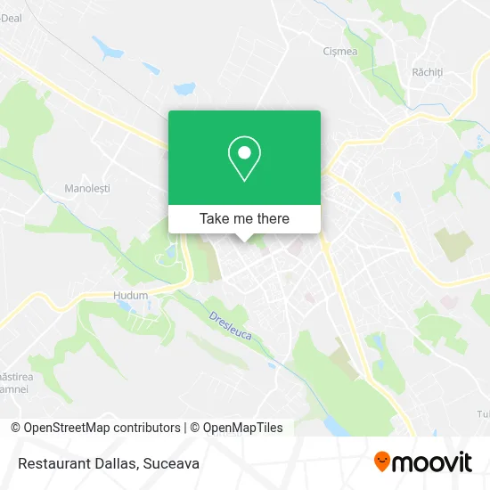 Restaurant Dallas map