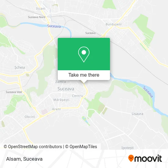 Alsam map