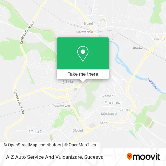 A-Z Auto Service And Vulcanizare map