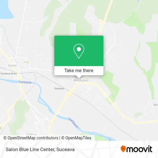 Salon Blue Line Center map