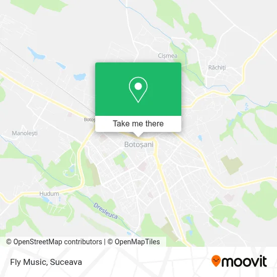 Fly Music map
