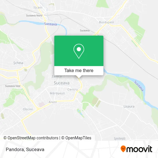 Pandora map