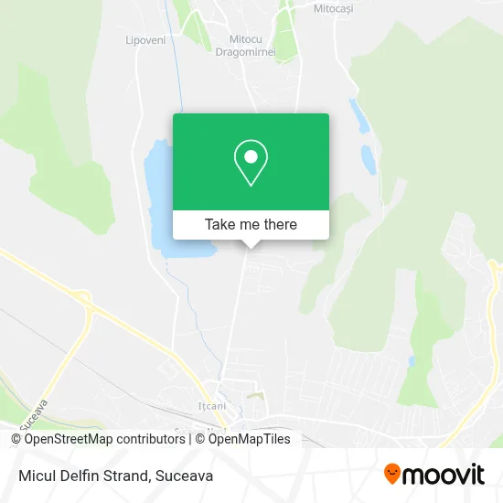 Micul Delfin Strand map