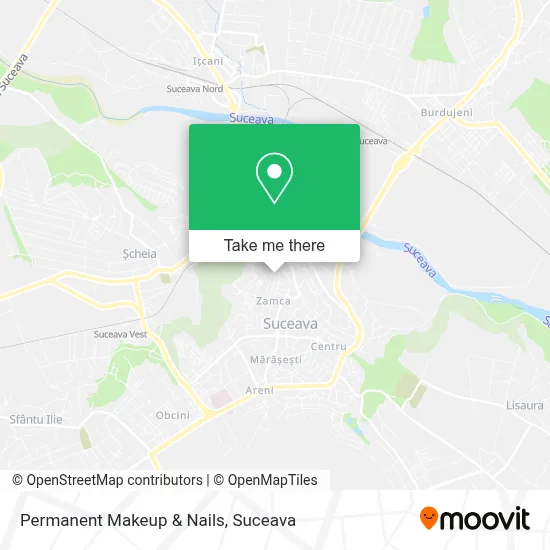 Permanent Makeup & Nails map