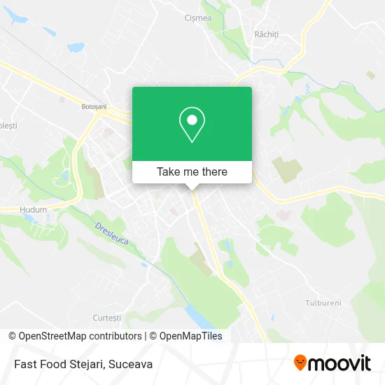 Fast Food Stejari map