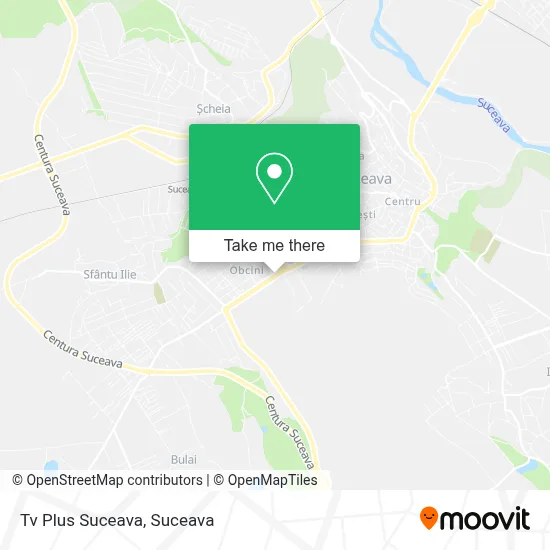 Tv Plus Suceava map