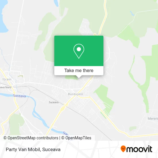 Party Van Mobil map