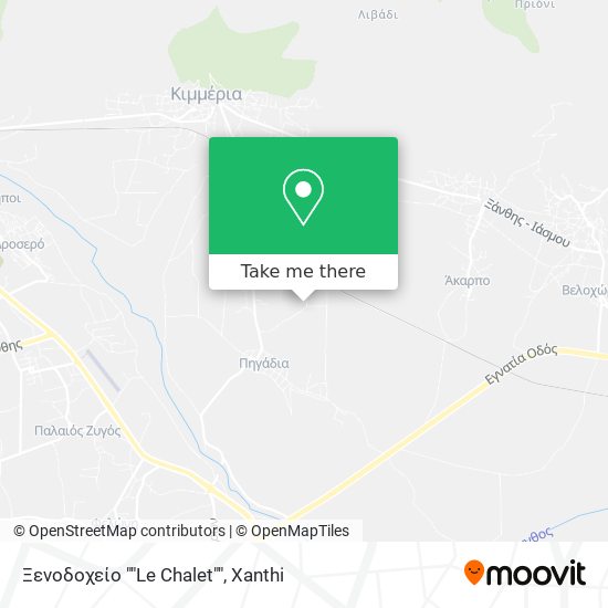 Ξενοδοχείο ""Le Chalet"" map