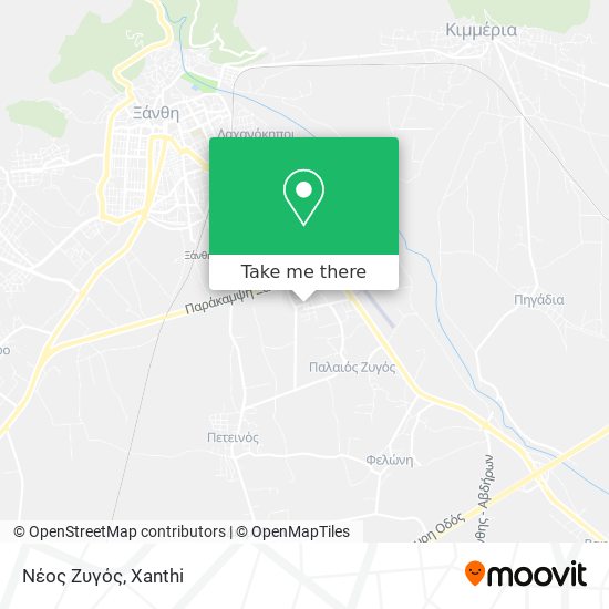 Νέος Ζυγός map