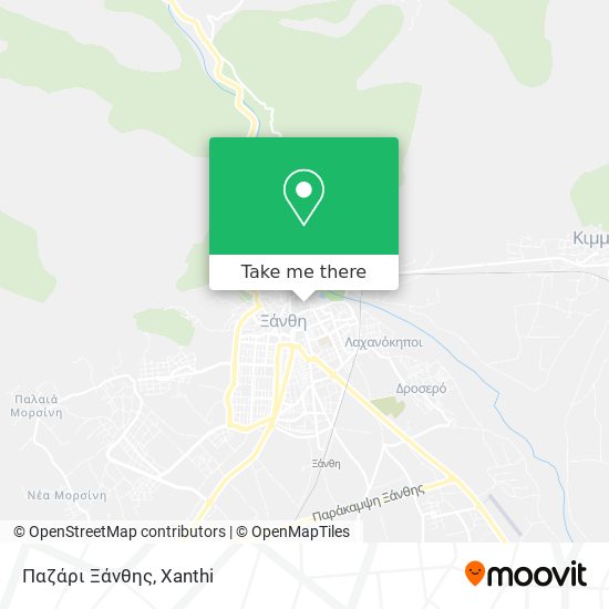 Παζάρι Ξάνθης map