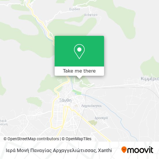Ιερά Μονή Παναγίας Αρχαγγελιώτισσας map