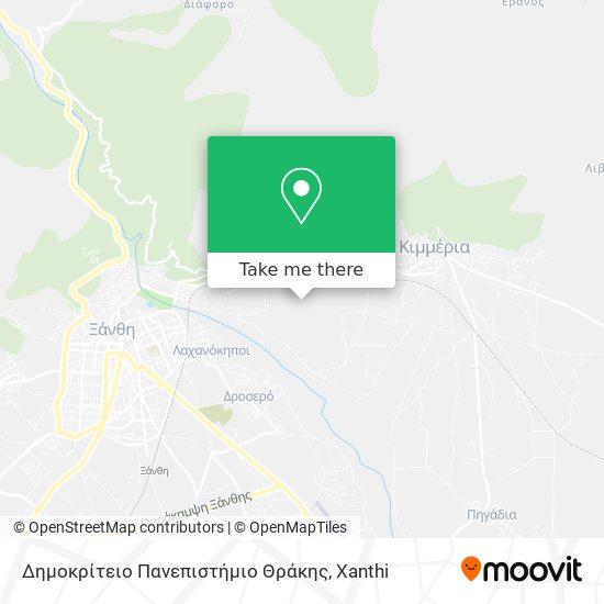 Δημοκρίτειο Πανεπιστήμιο Θράκης map