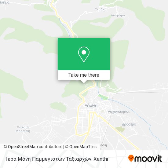 Ιερά Μόνη Παμμεγίστων Ταξιαρχών map