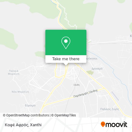 Καφέ Αφρός map