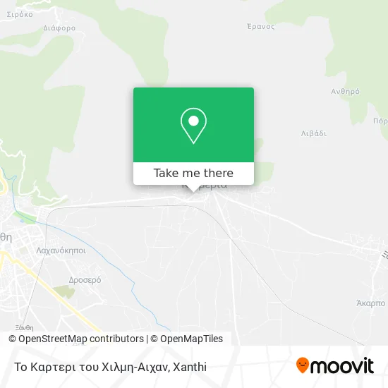 Το Καρτερι του Χιλμη-Αιχαν map