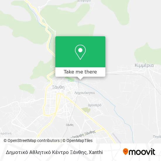 Δημοτικό Αθλητικό Κέντρο Ξάνθης map