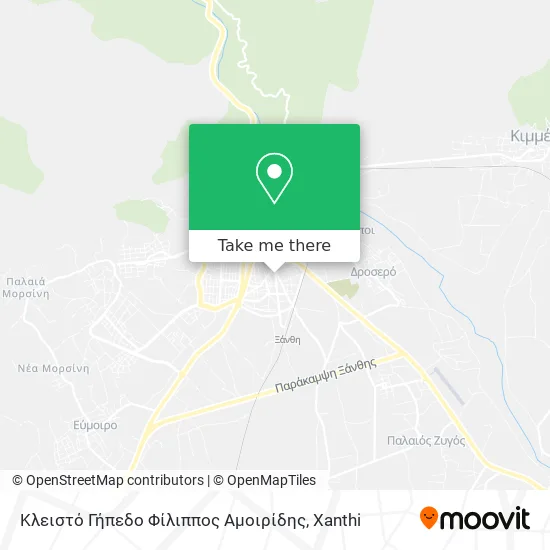 Κλειστό Γήπεδο Φίλιππος Αμοιρίδης map