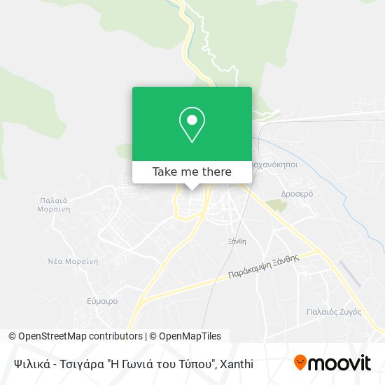 Ψιλικά - Τσιγάρα "Η Γωνιά του Τύπου" map