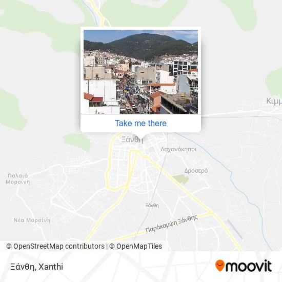 Ξάνθη map
