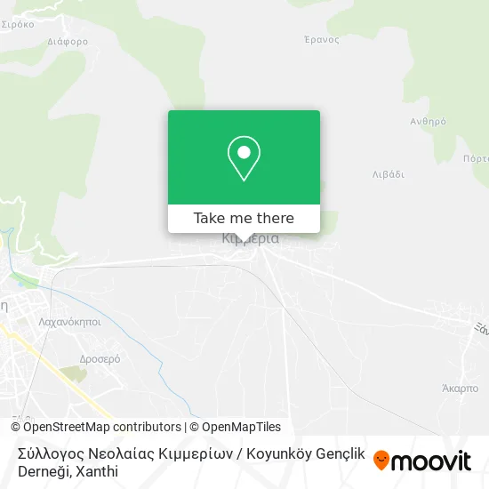 Σύλλογος Νεολαίας Κιμμερίων / Koyunköy Gençlik Derneği map