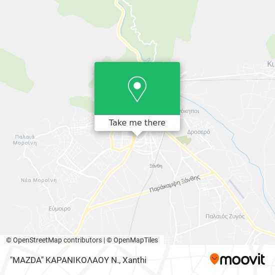 "MAZDA" ΚΑΡΑΝΙΚΟΛΑΟΥ Ν. map