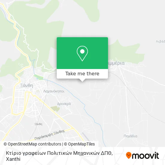 Κτίριο γραφείων Πολιτικών Μηχανικών ΔΠΘ map