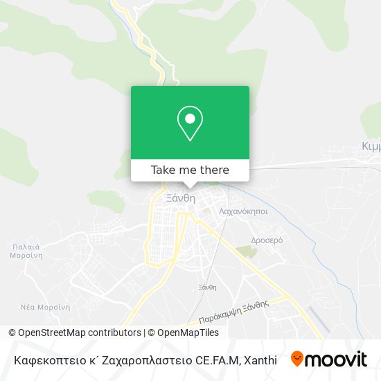Καφεκοπτειο  κ´ Ζαχαροπλαστειο CE.FA.M map