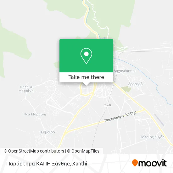 Παράρτημα ΚΑΠΗ Ξάνθης map