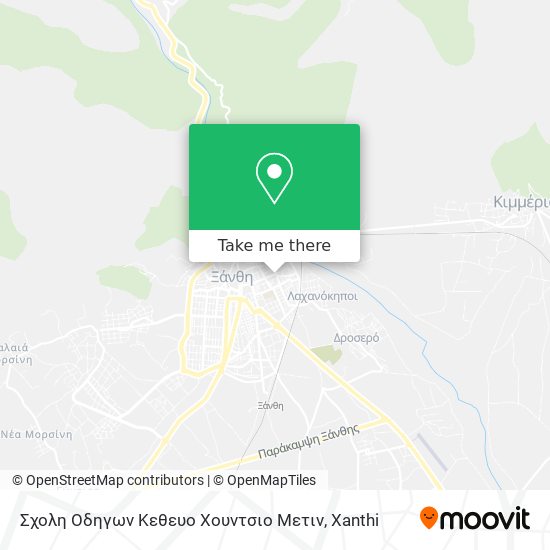 Σχολη Οδηγων Κεθευο Χουντσιο Μετιν map