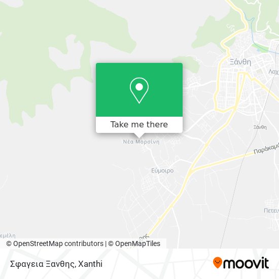 Σφαγεια Ξανθης map