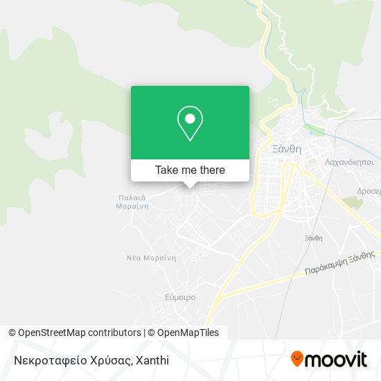 Νεκροταφείο Χρύσας map