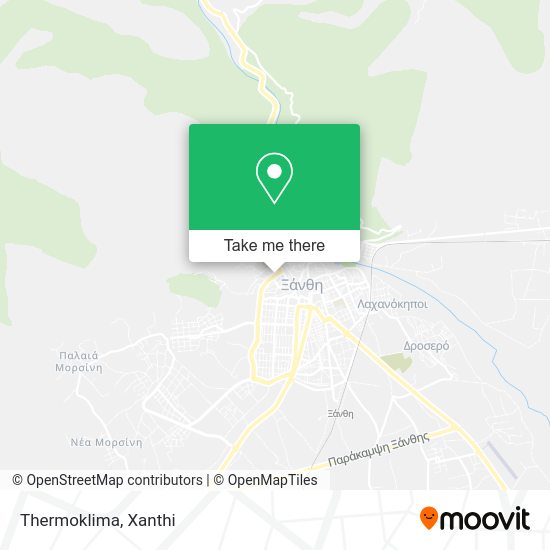 Thermoklima map
