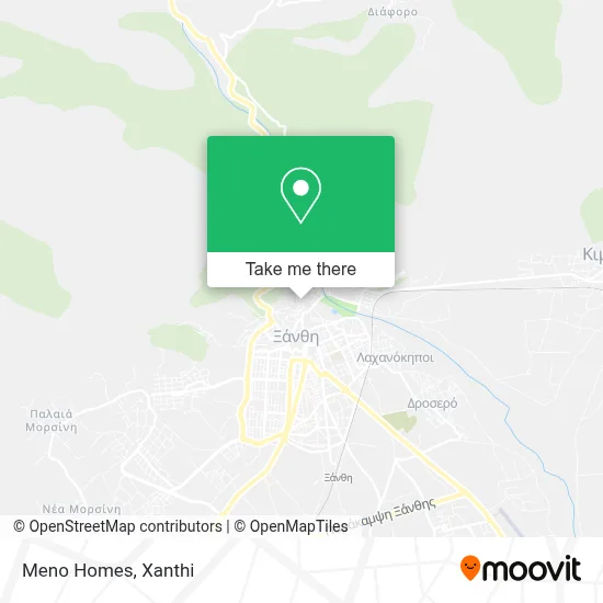 Meno Homes map