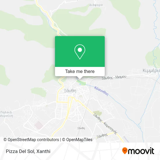 Pizza Del Sol map
