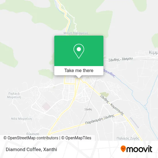 Diamond Coffee map