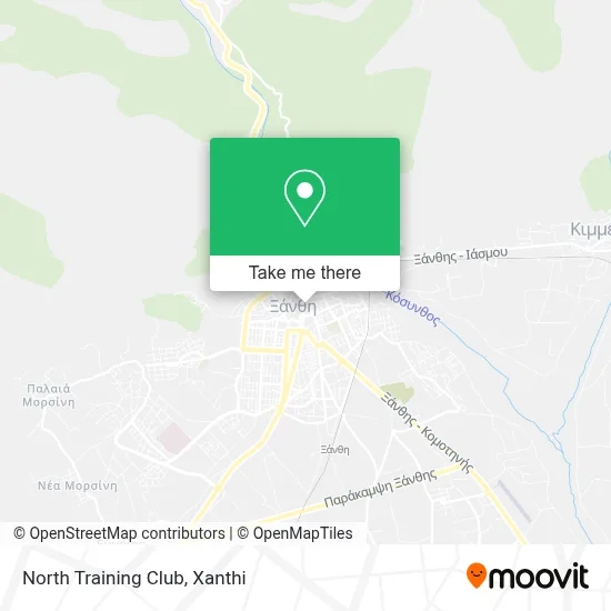 North Training Club map