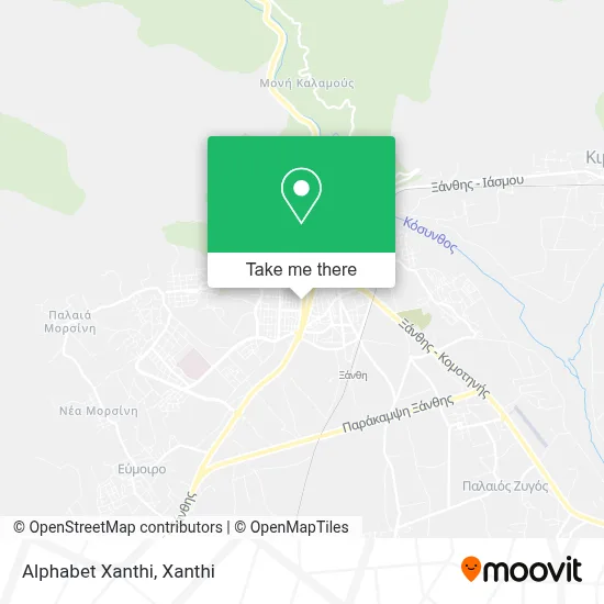 Alphabet Xanthi map