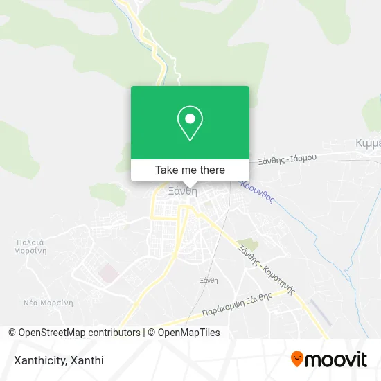 Xanthicity map