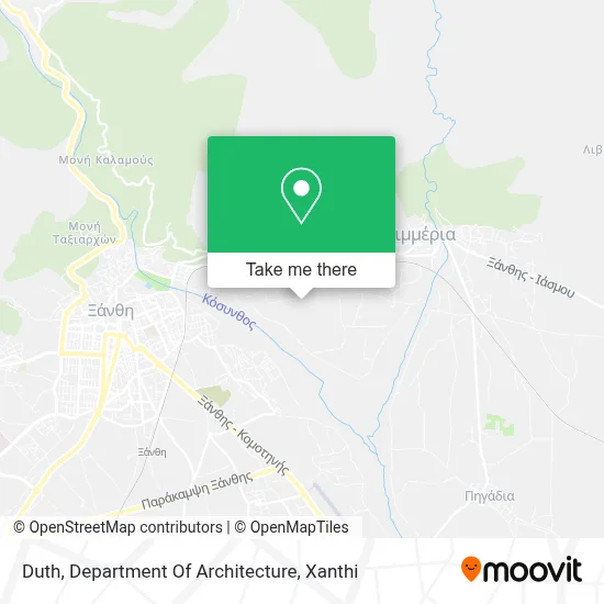Duth, Department Of Architecture map